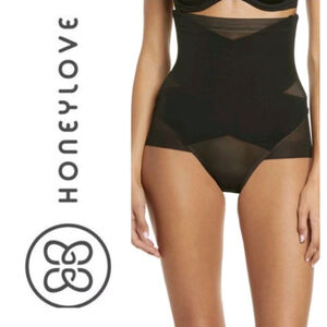Honeylove High-Waisted Shapewear Brief M Black Gold